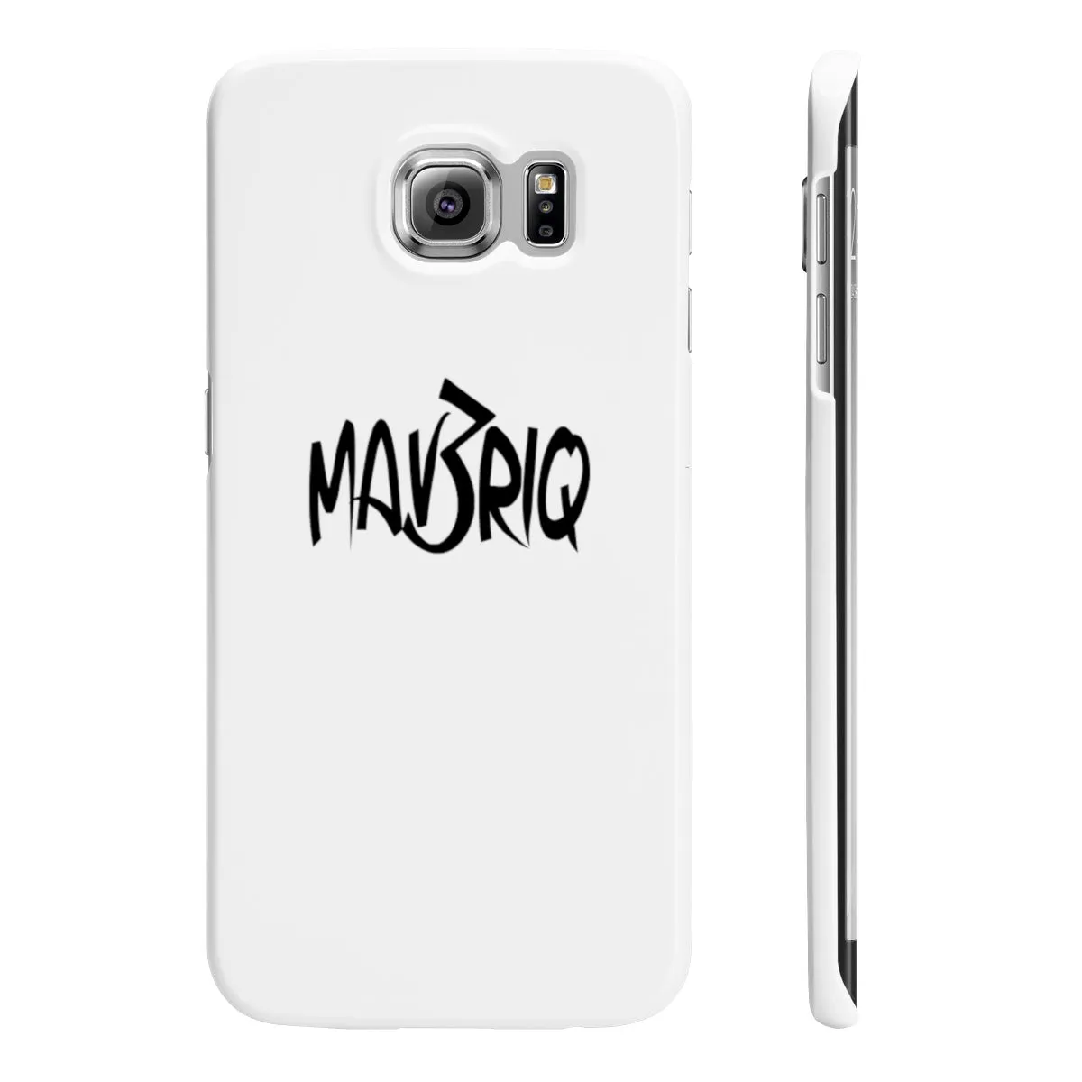 White MAV3RIQ Phone Case