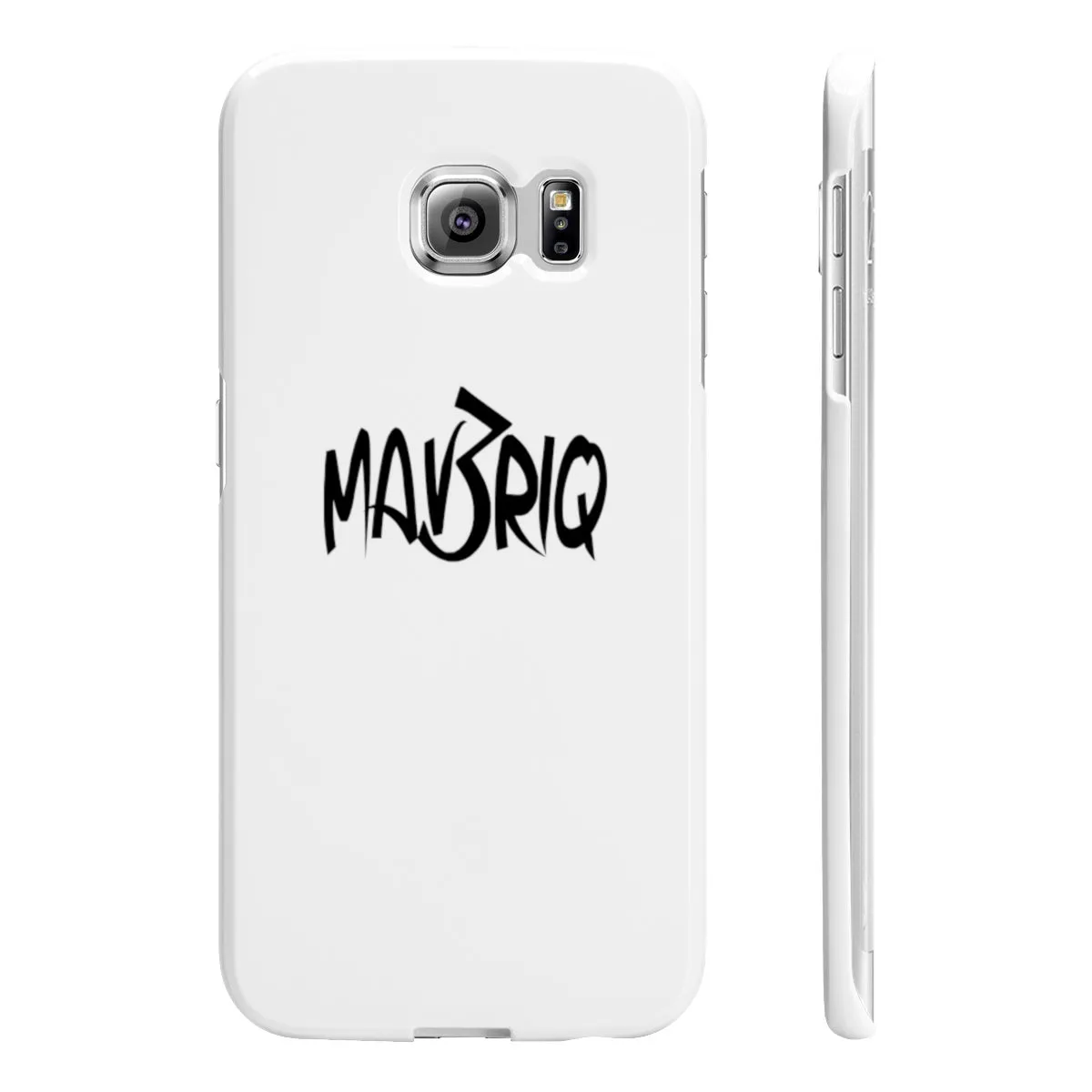 White MAV3RIQ Phone Case