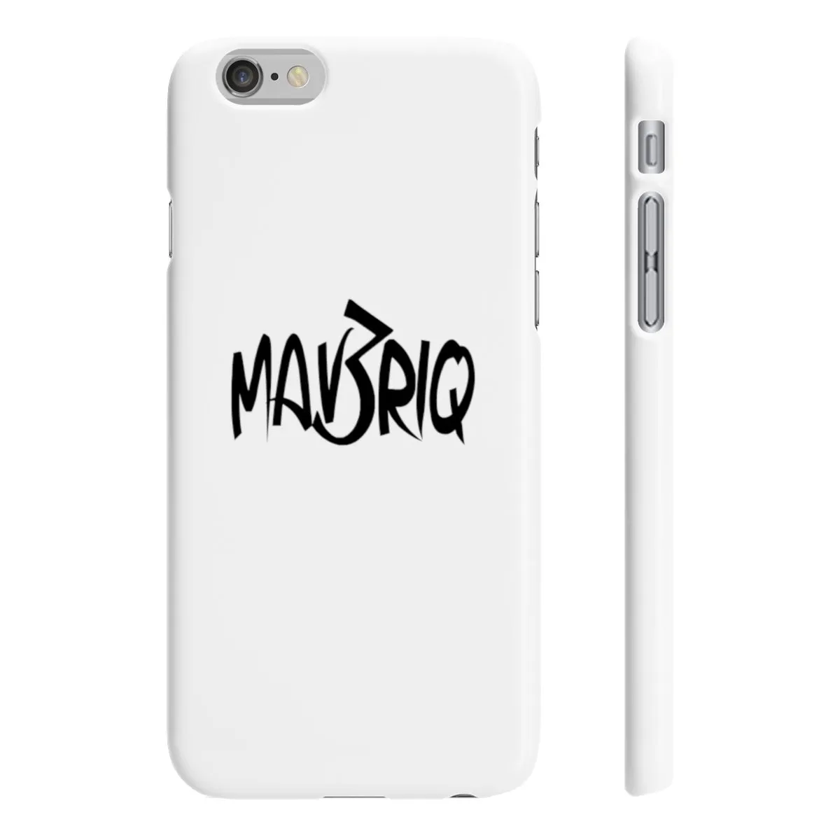 White MAV3RIQ Phone Case