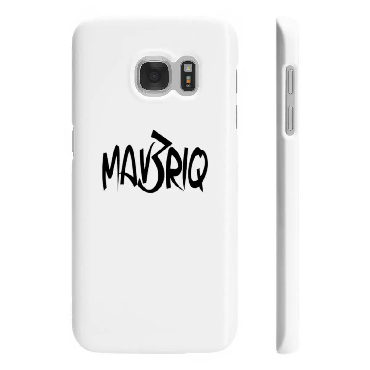 White MAV3RIQ Phone Case