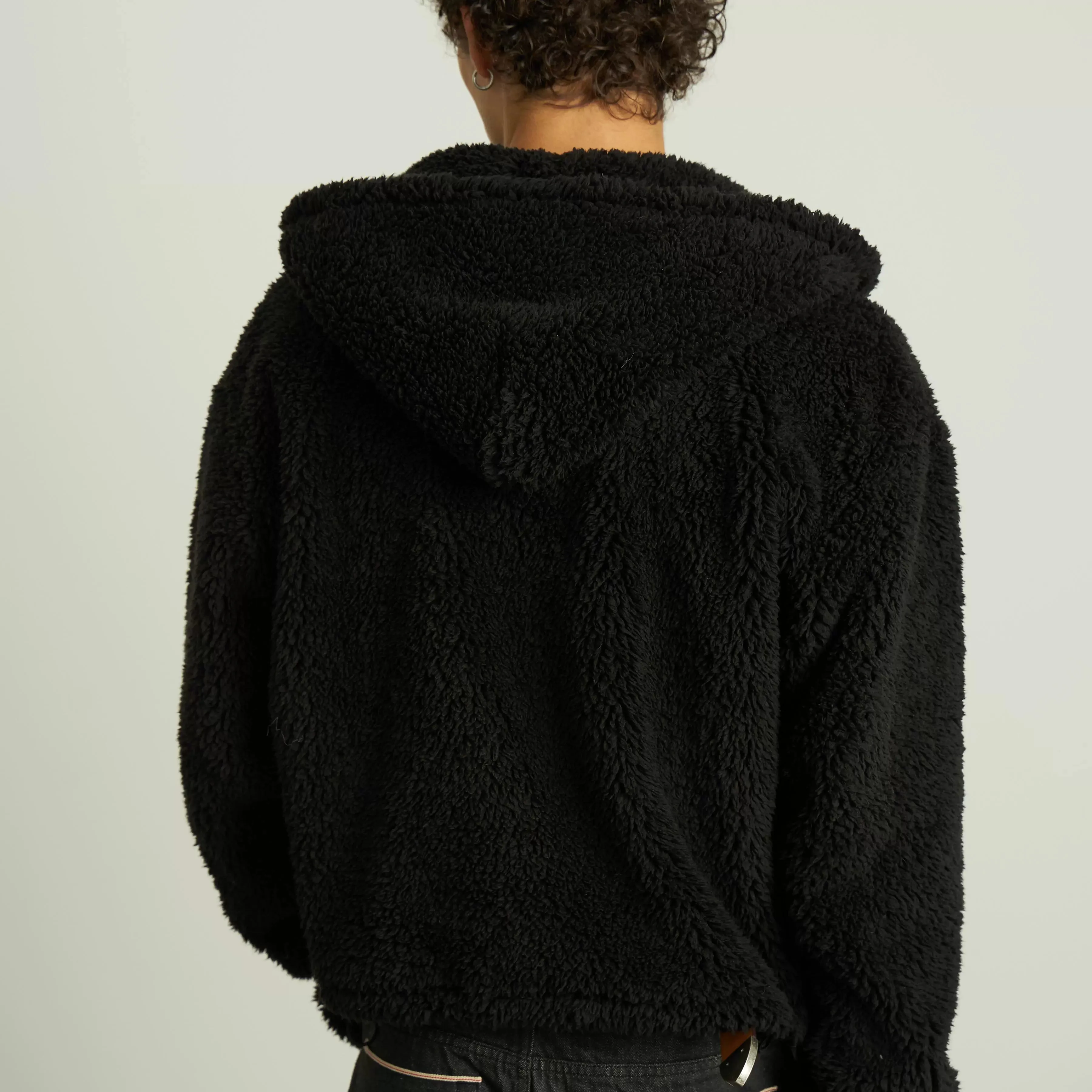 Wide Lambswool Hoodie