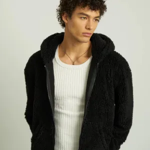 Wide Lambswool Hoodie