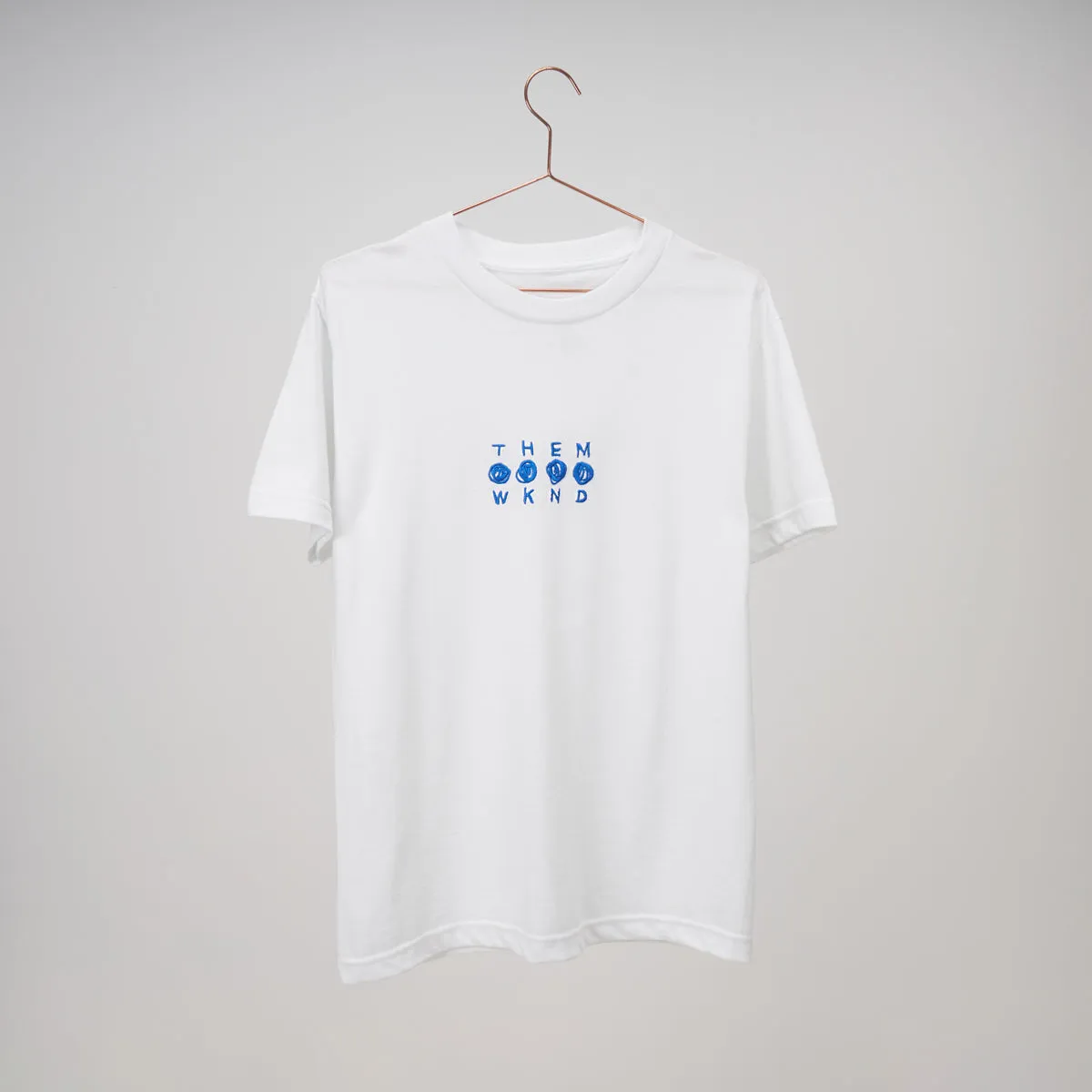 WKND Skateboards x THEM Skates Logo T-Shirt - White