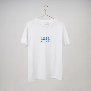 WKND Skateboards x THEM Skates Logo T-Shirt - White