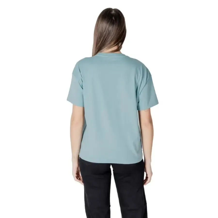Women Light Blue T Shirt