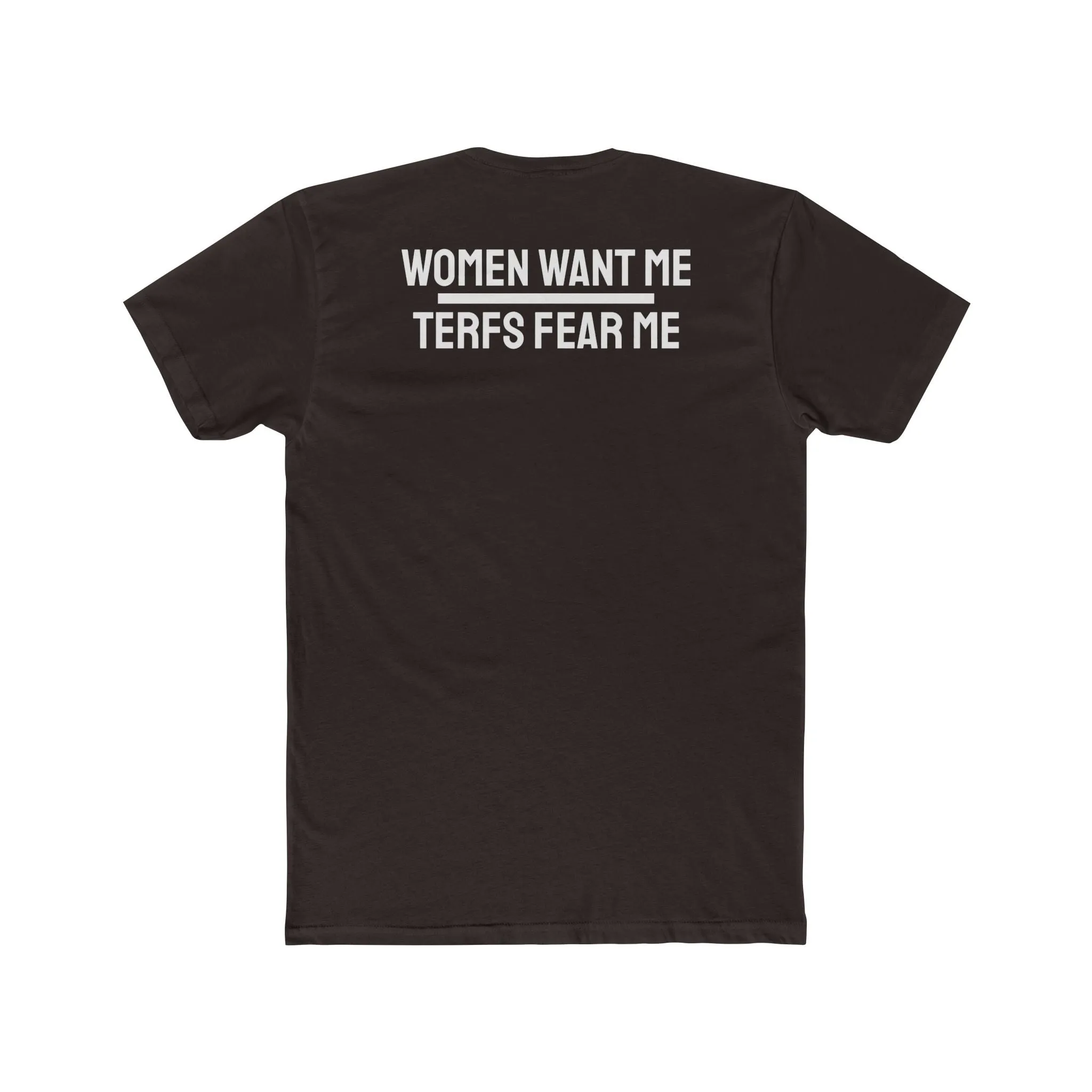Women Want Me Terfs Fear Me - Unisex Cotton Crew Tee