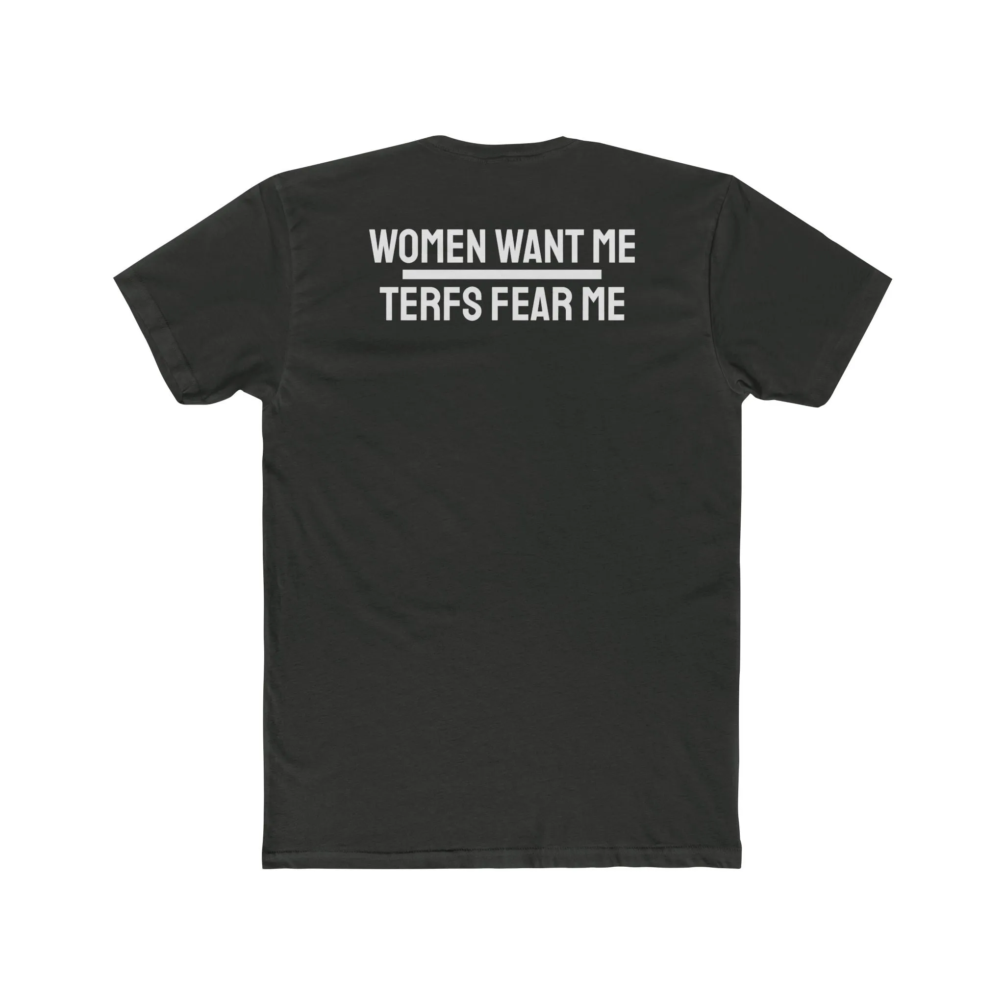 Women Want Me Terfs Fear Me - Unisex Cotton Crew Tee