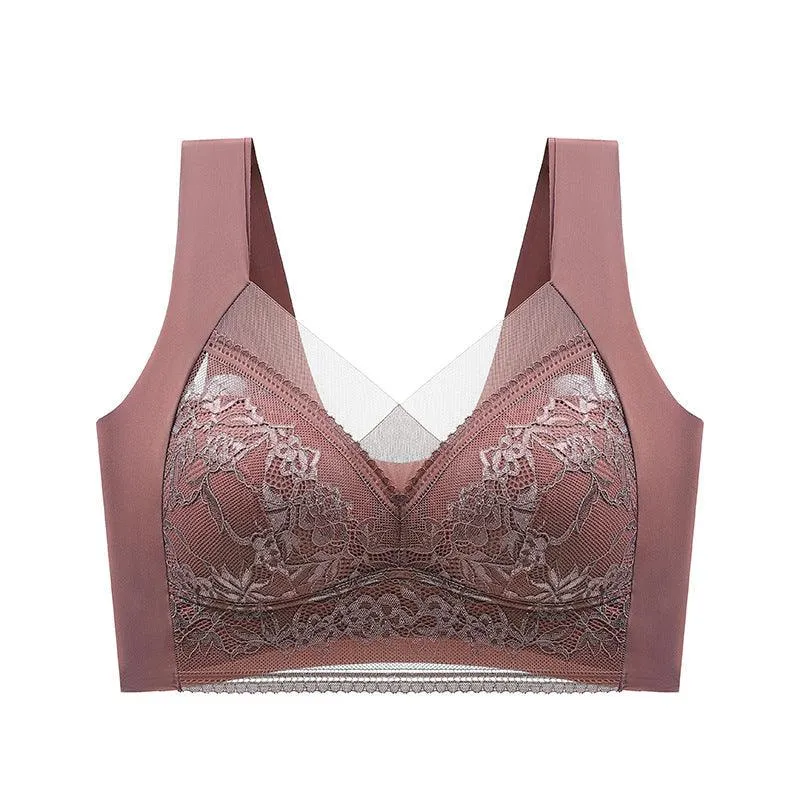 Women's push-up lace push-up bra for beautiful back