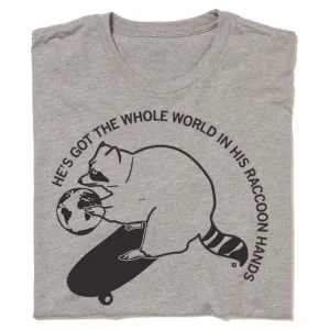 World In His Raccoon Hands
