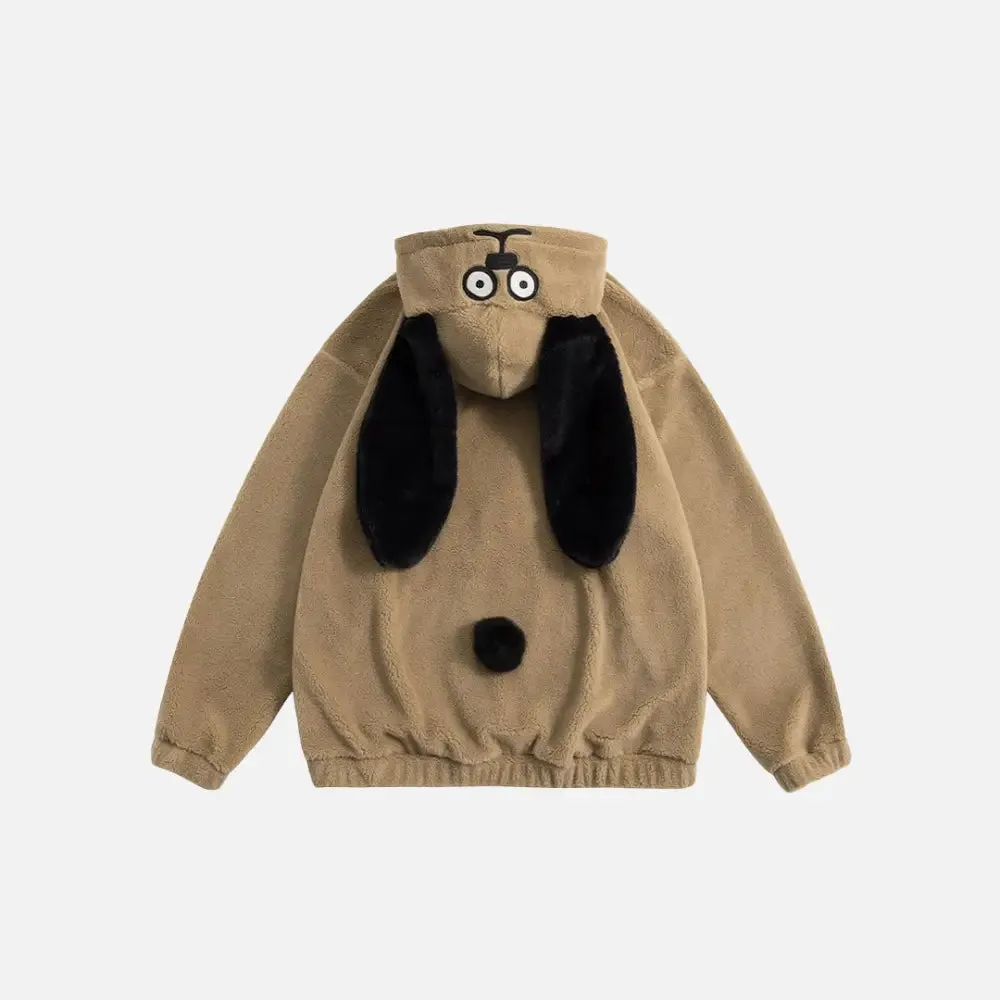 Y2K Dog Ears Hoodie for Trendy Streetwear Style