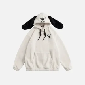 Y2K Dog Ears Hoodie for Trendy Streetwear Style