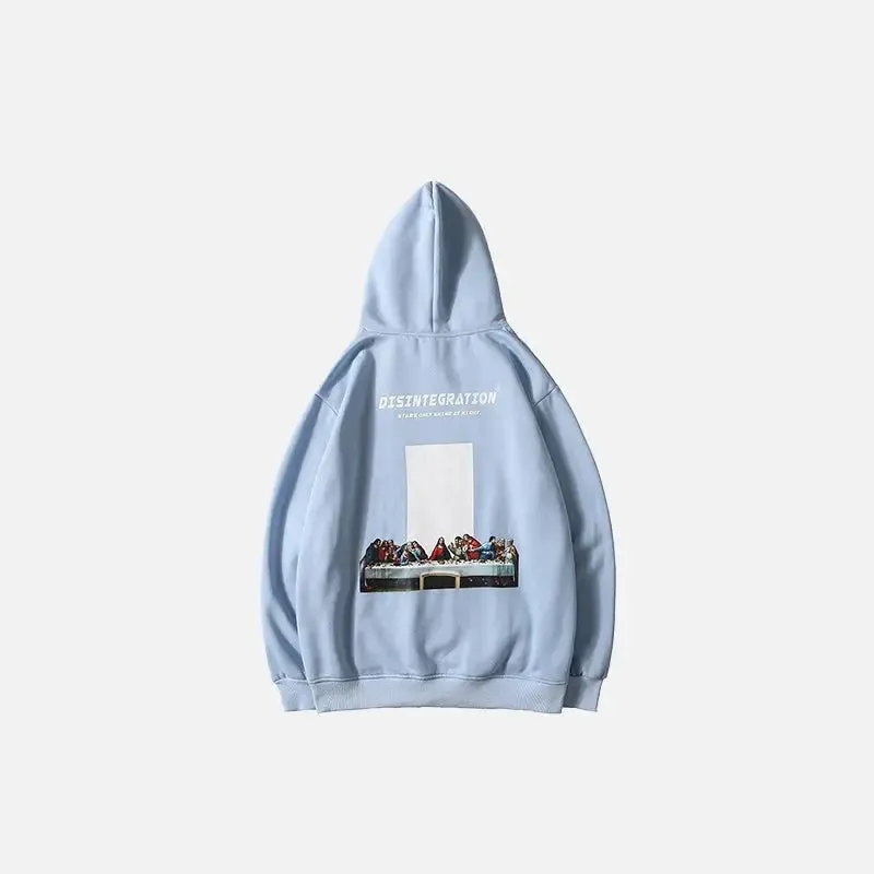 Y2K Last Meal Print Hoodie for Edgy Streetwear Style