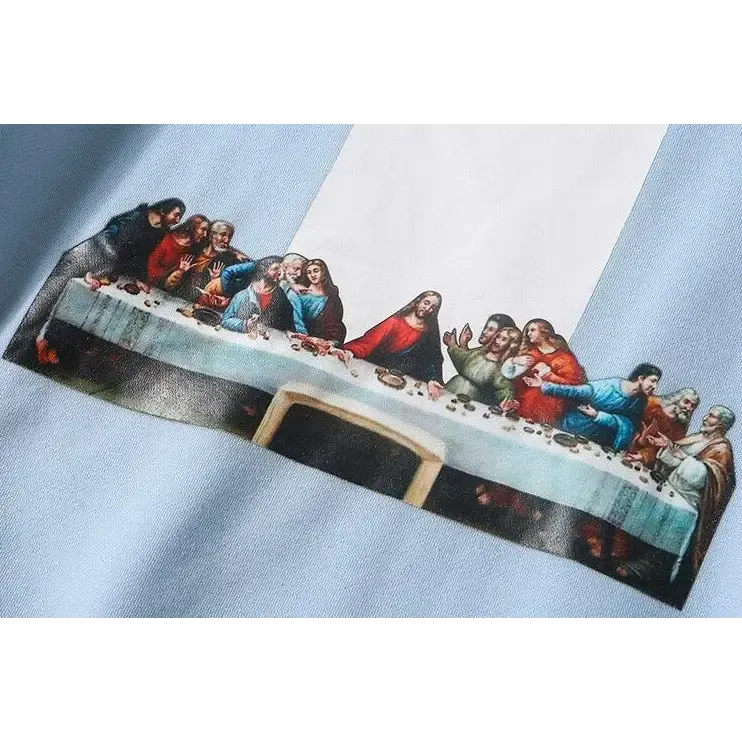 Y2K Last Meal Print Hoodie for Edgy Streetwear Style