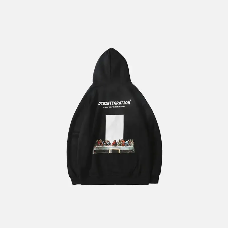 Y2K Last Meal Print Hoodie for Edgy Streetwear Style