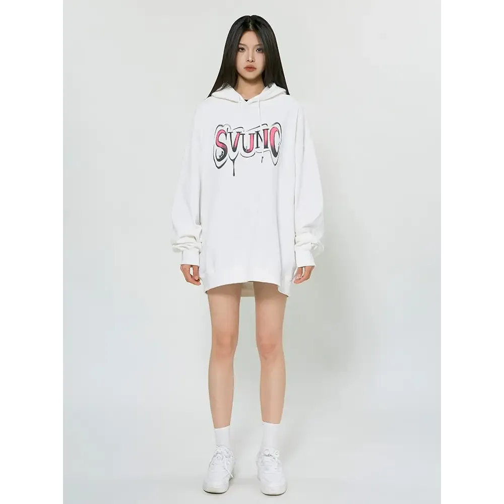 Y2K Letter Print Hoodie for Timeless Style and Comfort