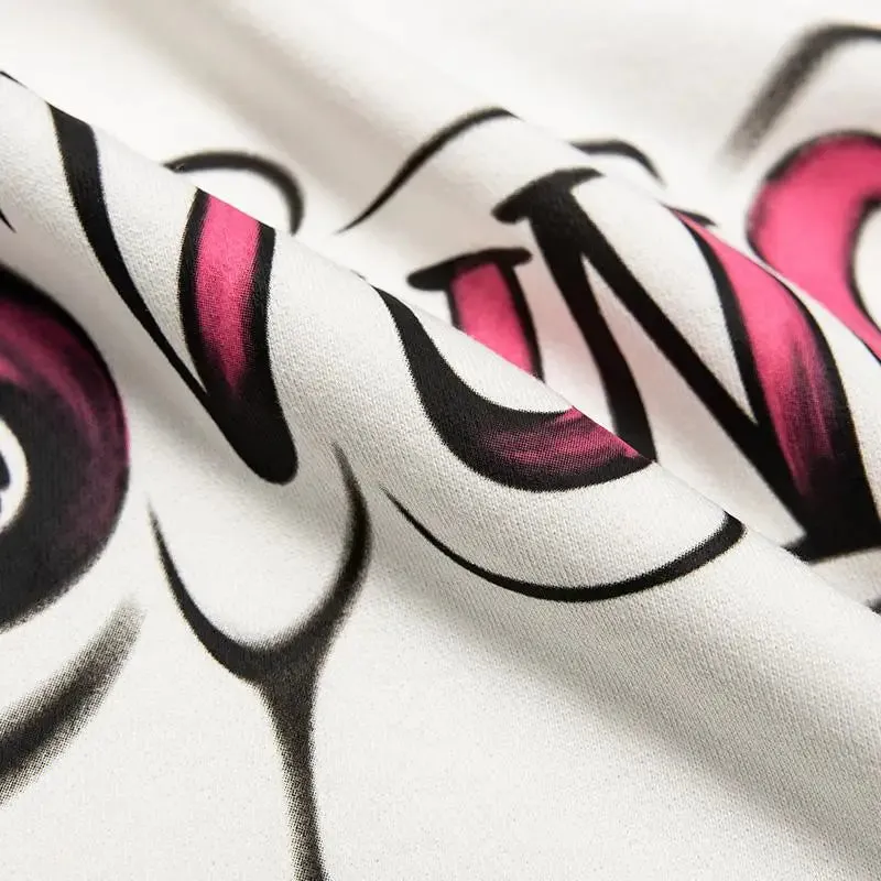 Y2K Letter Print Hoodie for Timeless Style and Comfort