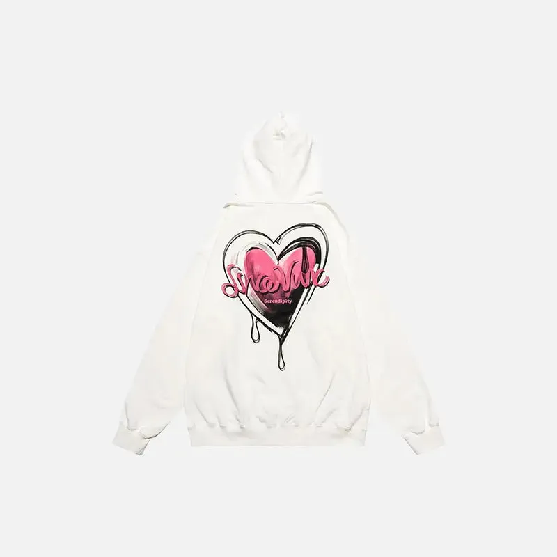 Y2K Letter Print Hoodie for Timeless Style and Comfort