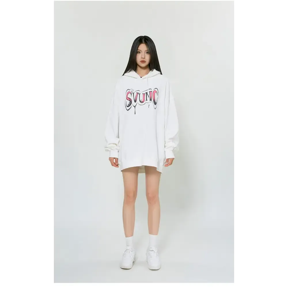 Y2K Letter Print Hoodie for Timeless Style and Comfort