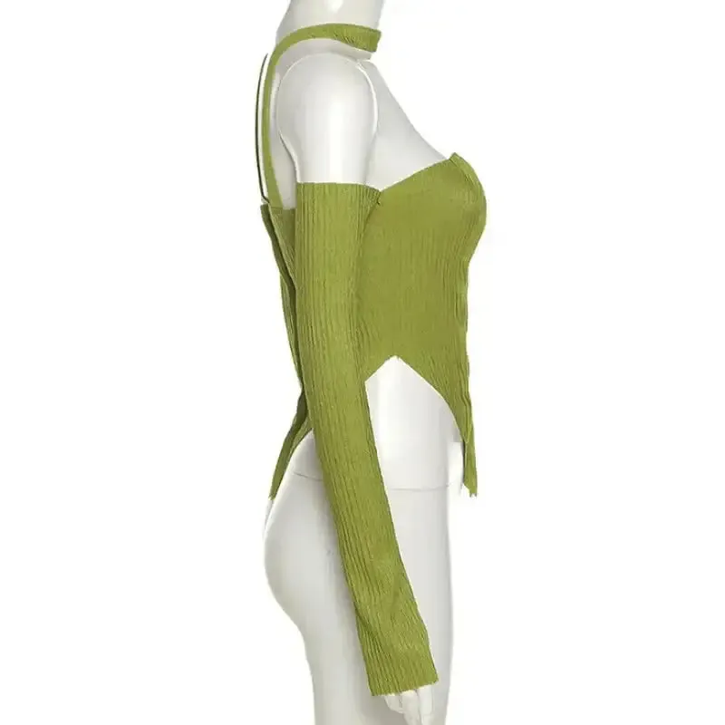 Y2K Women's Solid Short Sleeve Top for Spring Summer