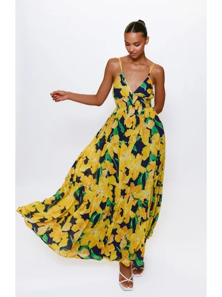 Yellow Floral Maxi