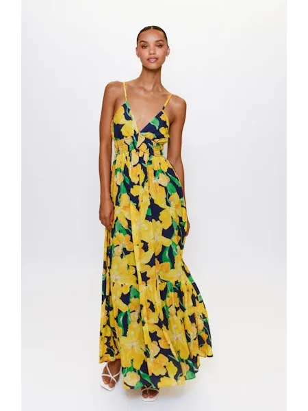 Yellow Floral Maxi