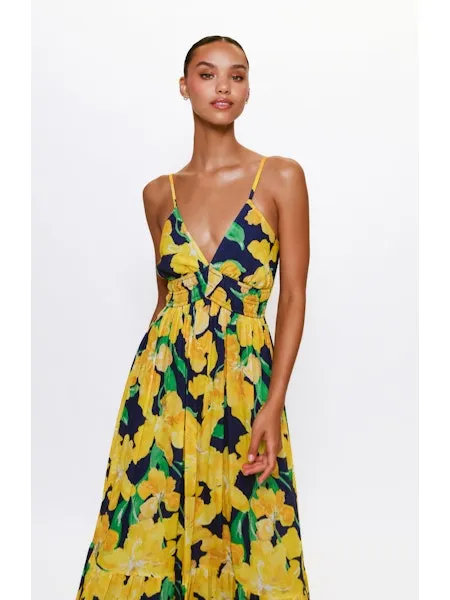 Yellow Floral Maxi
