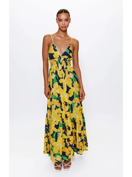 Yellow Floral Maxi