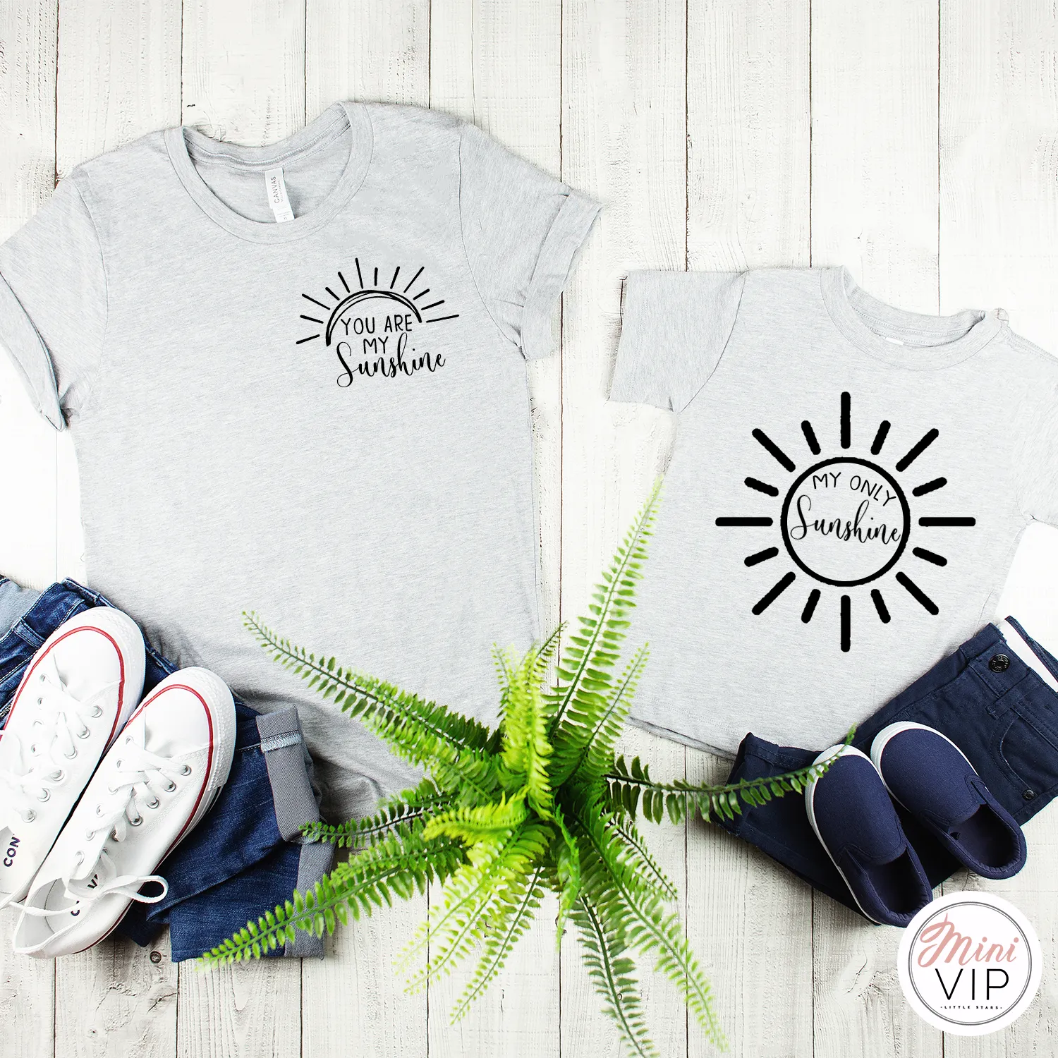 You are my Sunshine Grey Twinning T-Shirts