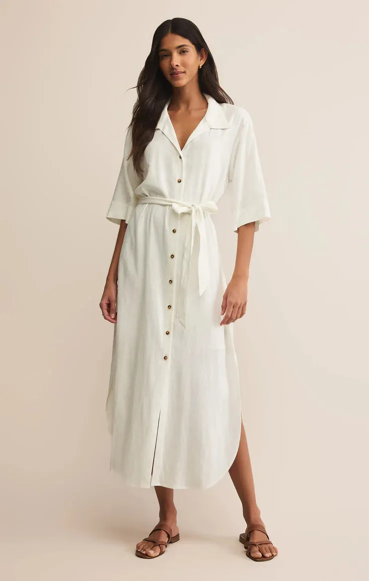 Z Supply Brise Linen Midi Dress