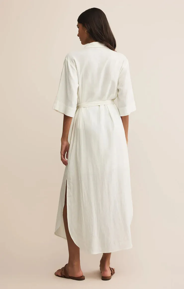 Z Supply Brise Linen Midi Dress