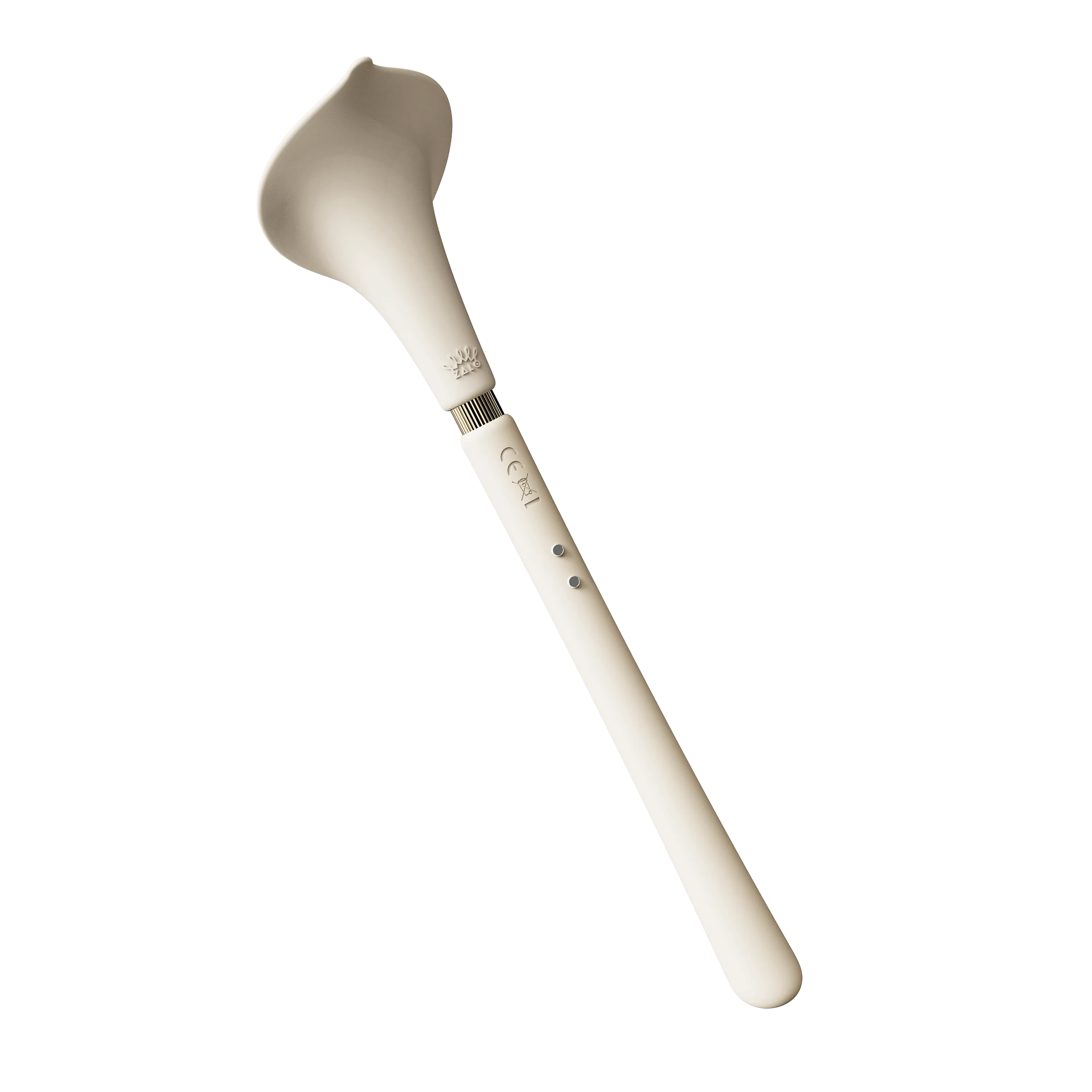 ZALO Calla Dual-Head Vibrating Wand Ivory White