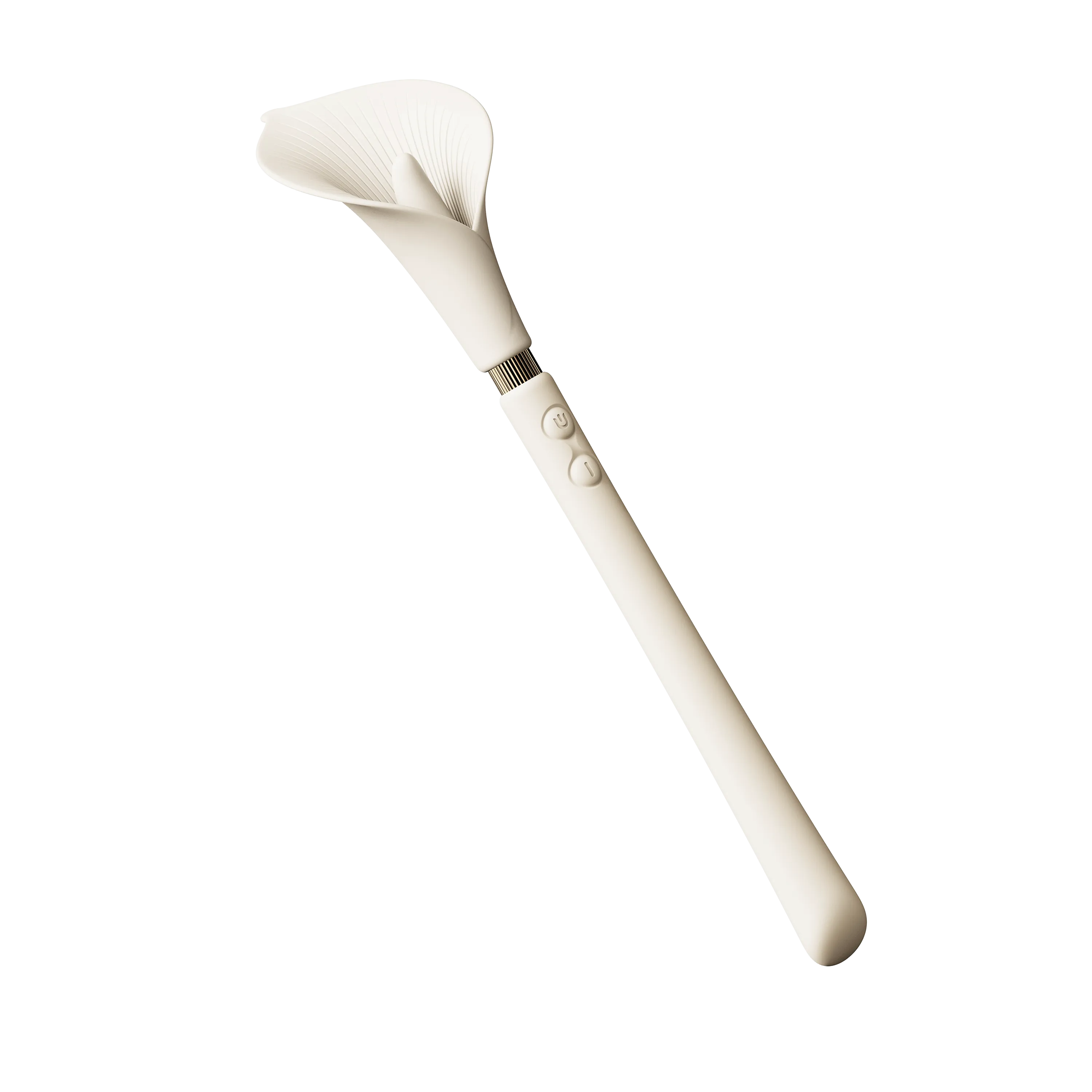 ZALO Calla Dual-Head Vibrating Wand Ivory White