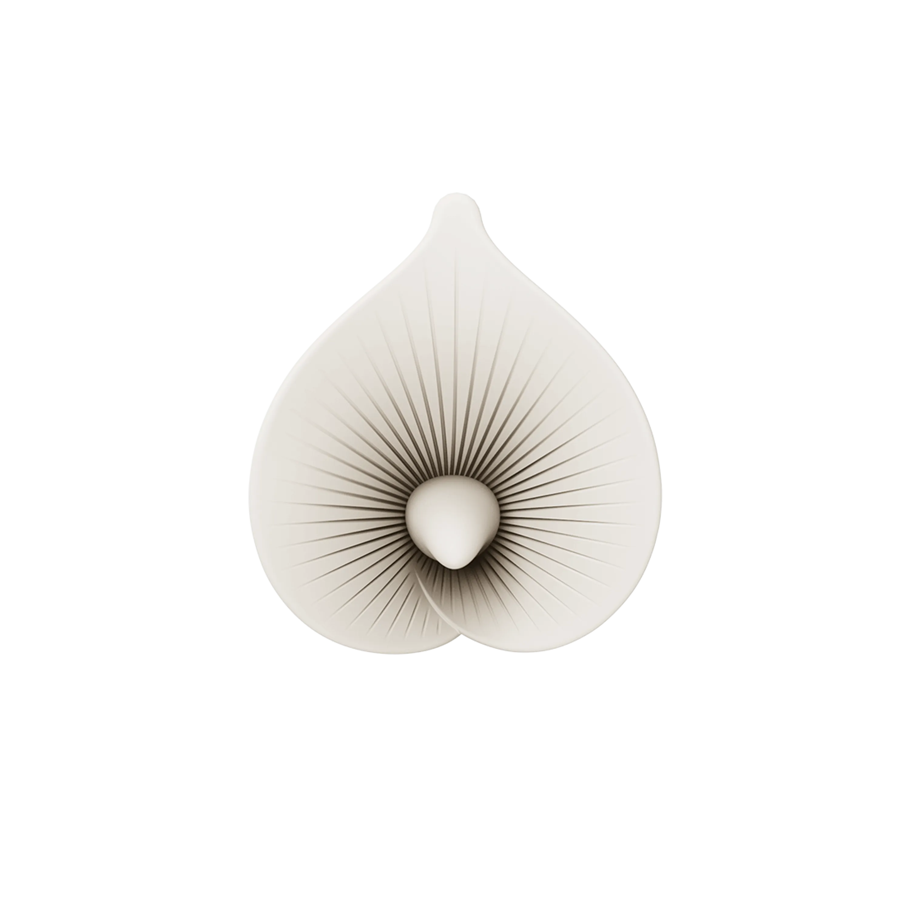 ZALO Calla Dual-Head Vibrating Wand Ivory White