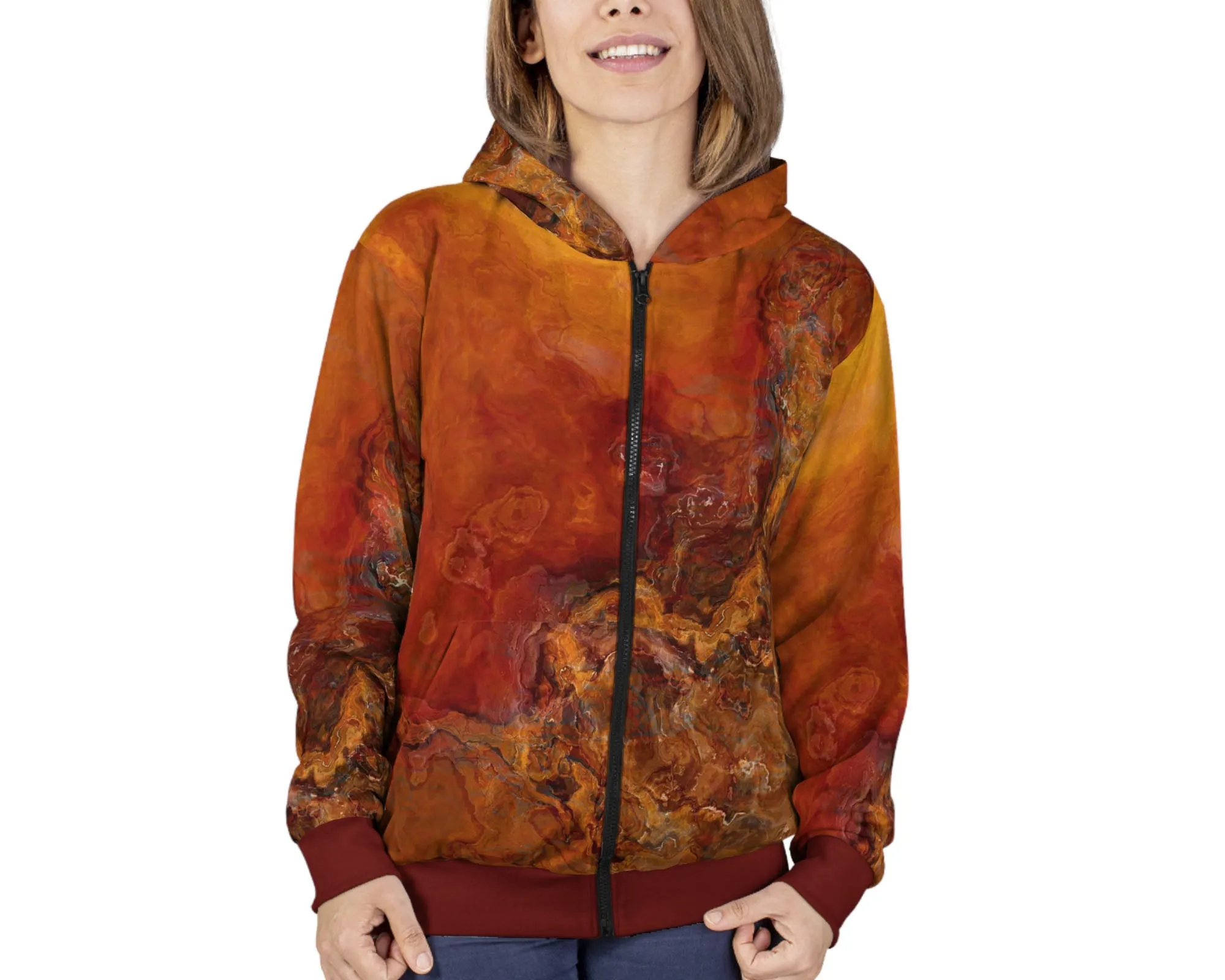 Zip Hoodie, Gold Rush