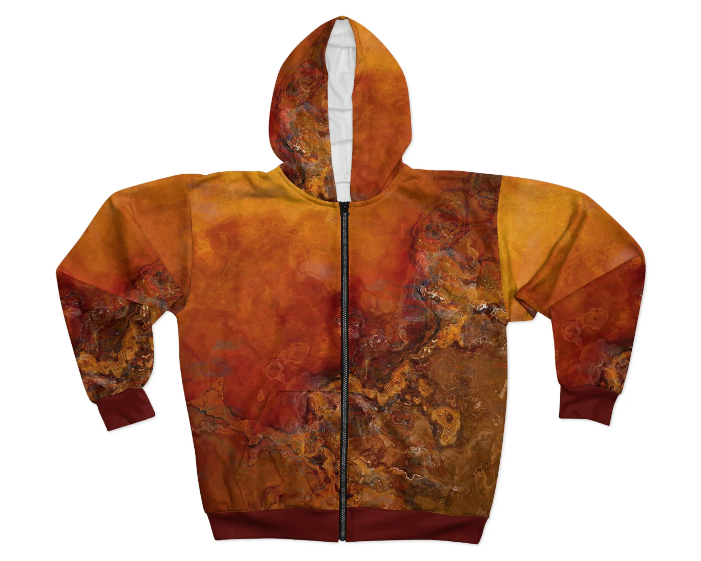 Zip Hoodie, Gold Rush