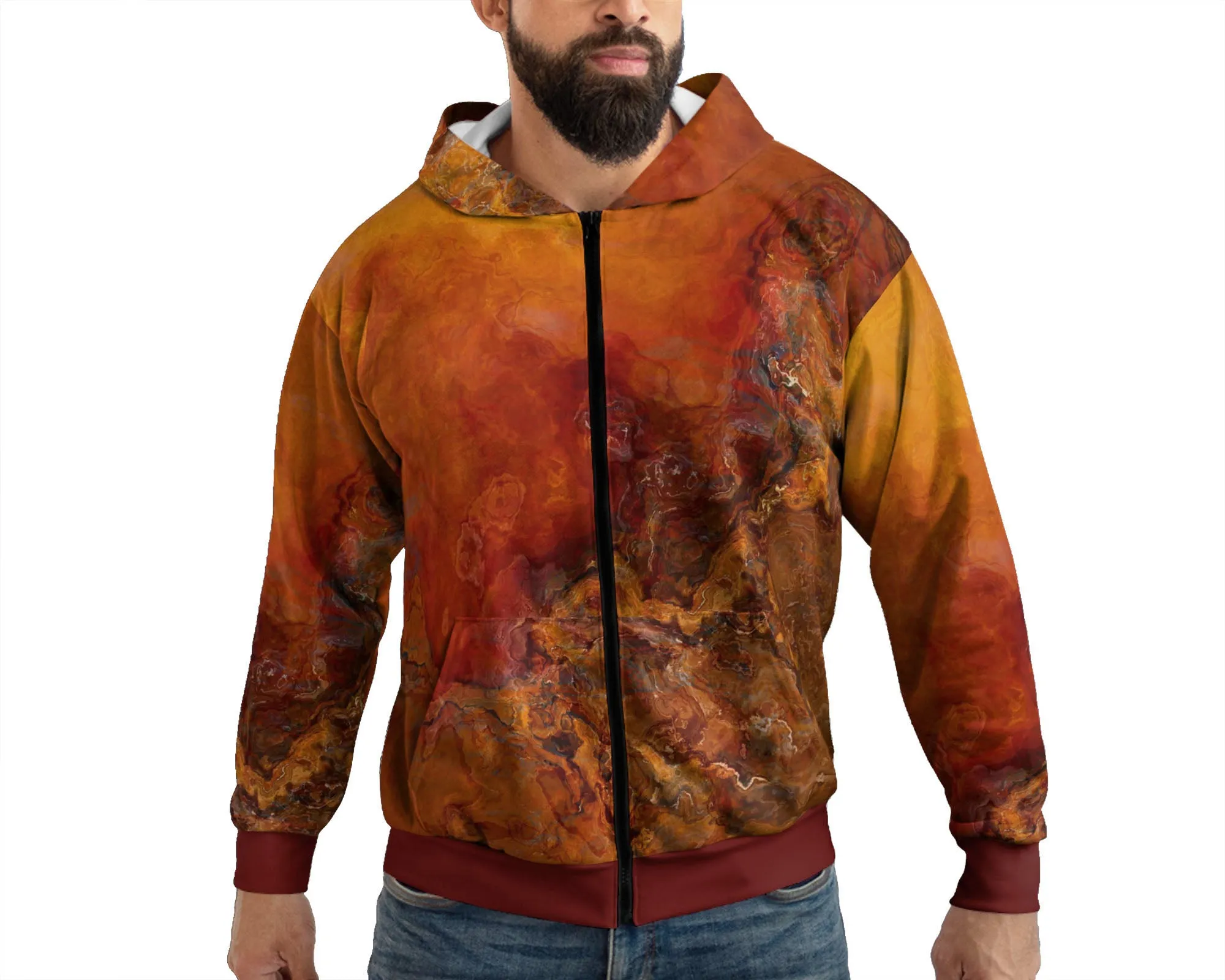 Zip Hoodie, Gold Rush