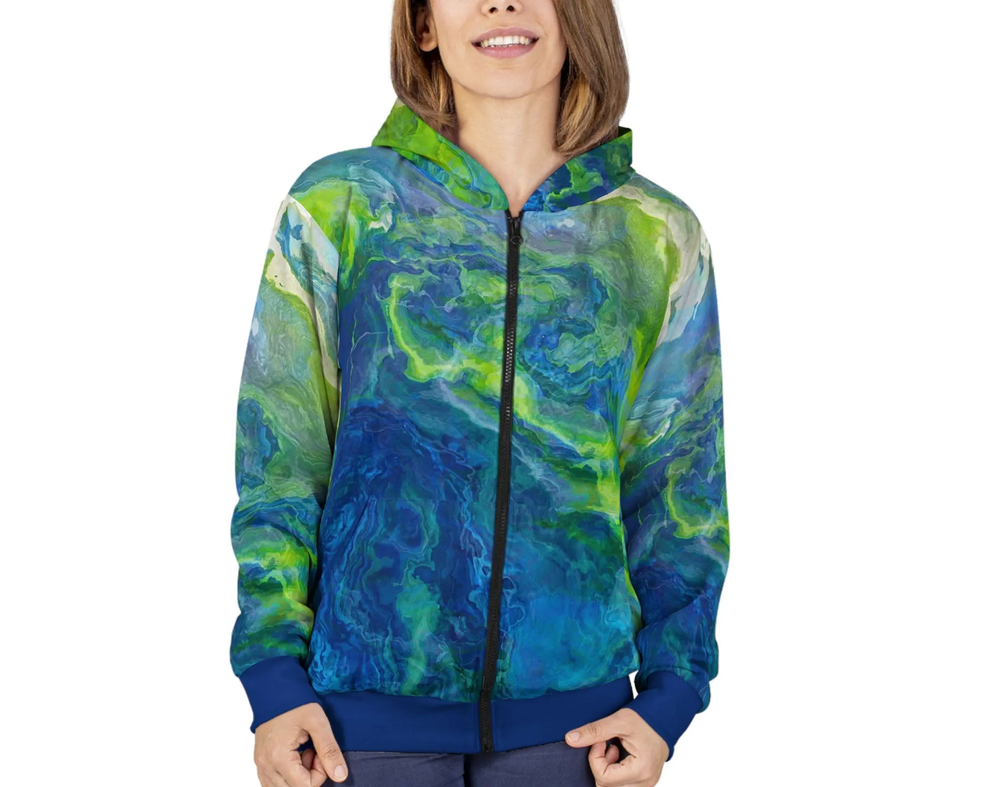 Zip Hoodie, River Dream