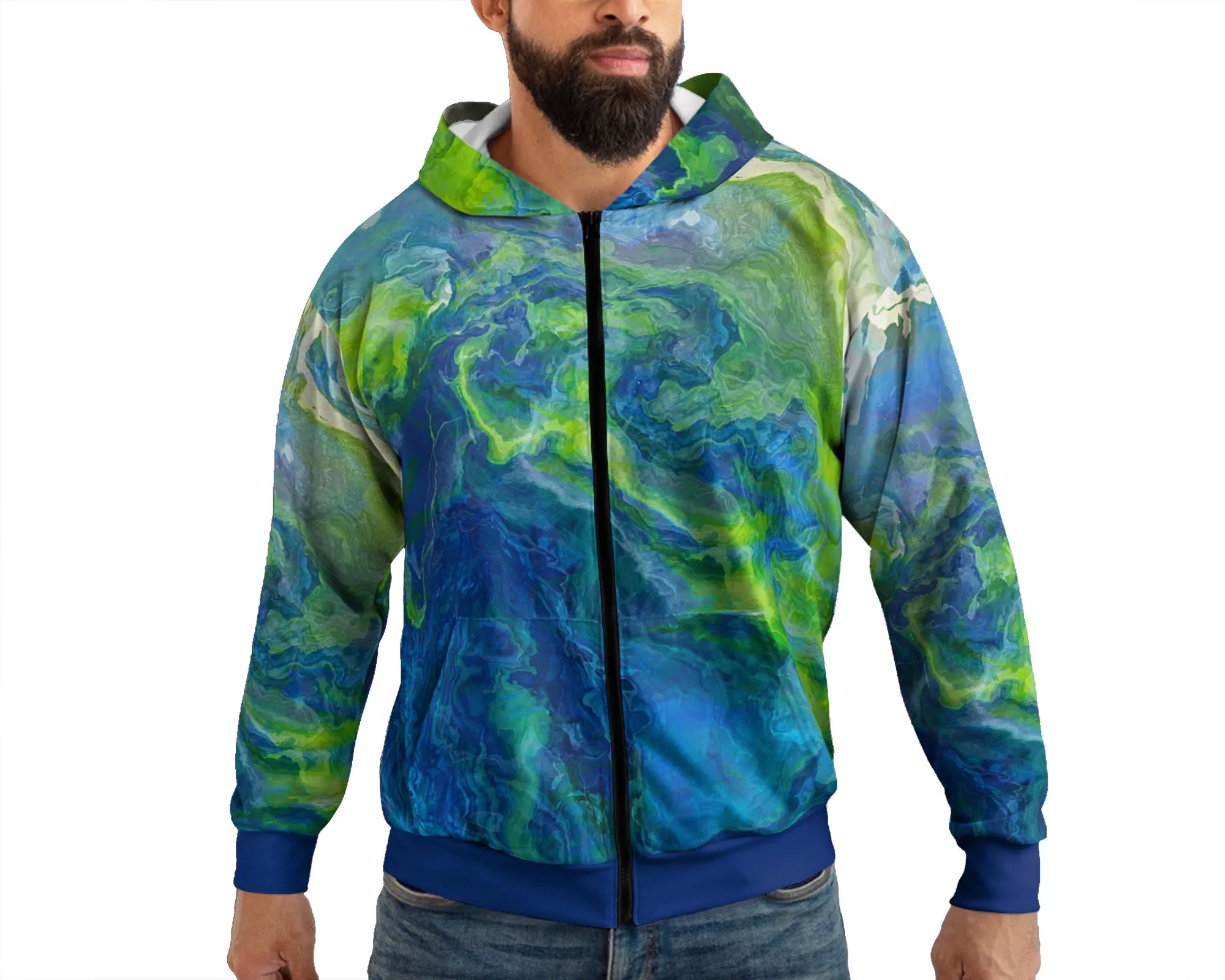 Zip Hoodie, River Dream