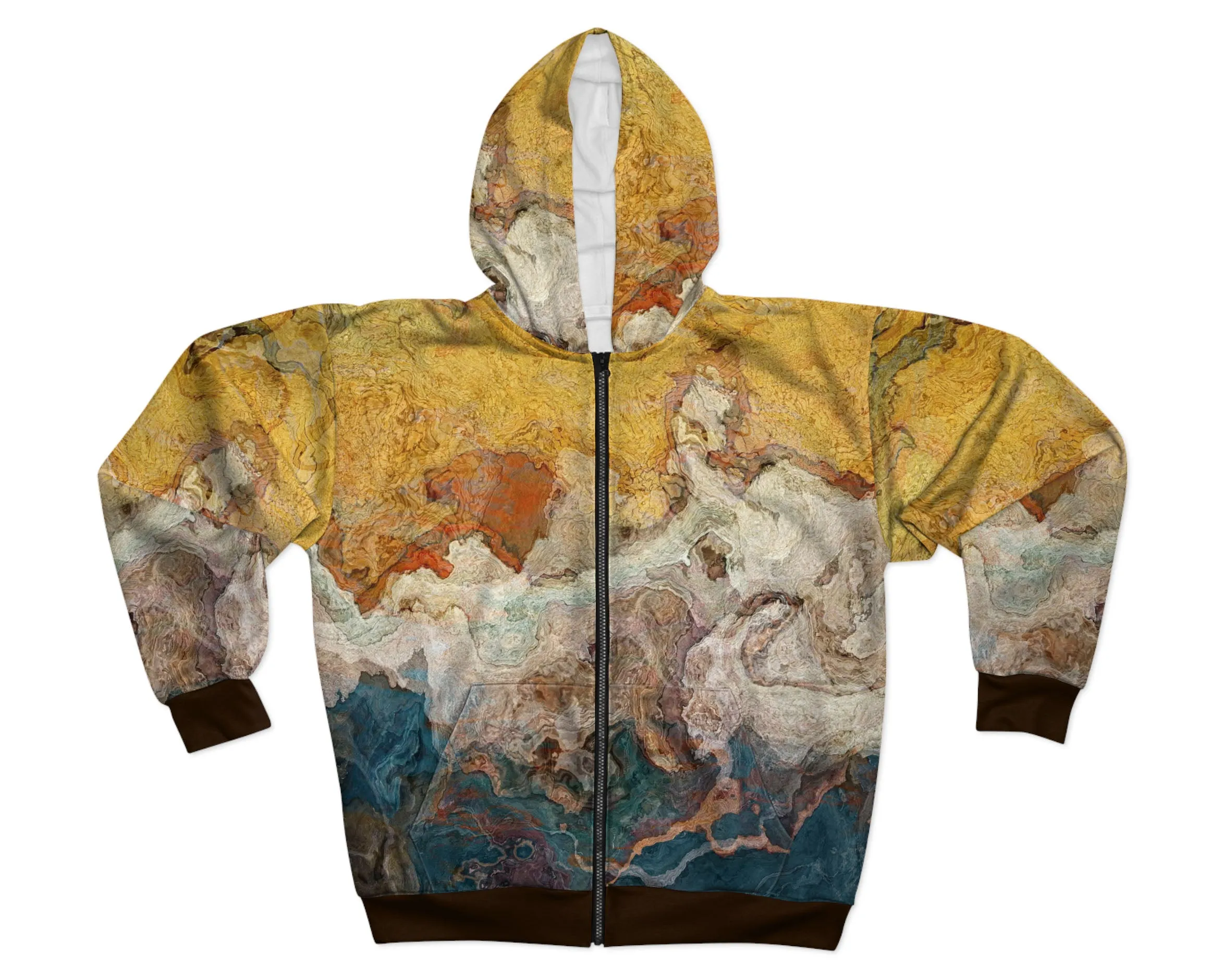Zip Hoodie, Rock Solid